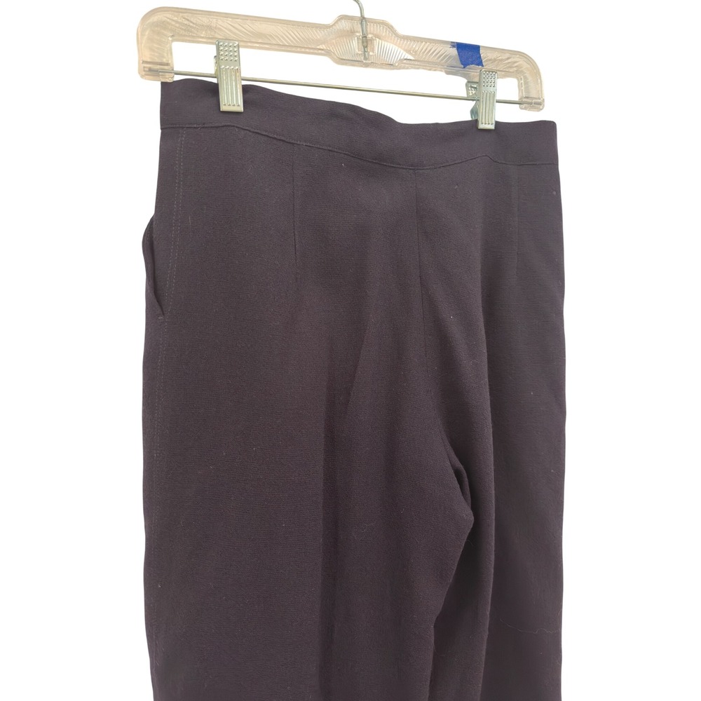 Mani Giorgio Armani Wool Trousers Navy Pleated Made in Italy Dark Academia 6 - Picture 5 of 9